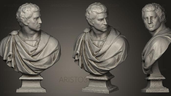 Busts and heads antique and historical (BUSTA_0294) 3D model for CNC machine